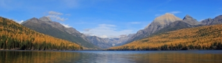 mountains in background lake in foreground